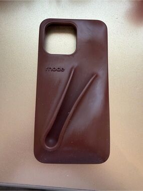 RHODE Silicone Phone Case in Dark Brown